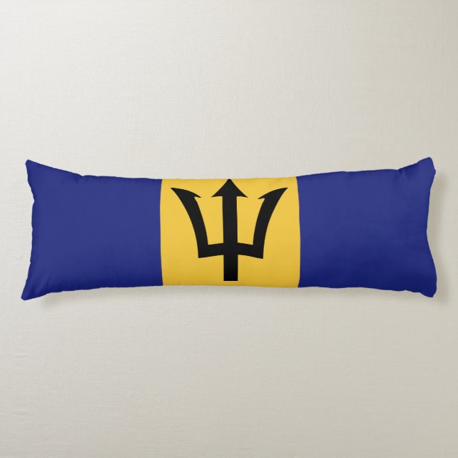 Cojín Bandera de Barbados (Anverso)