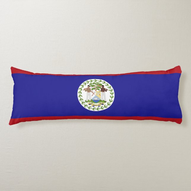 Cojín Bandera de Belice (Anverso)