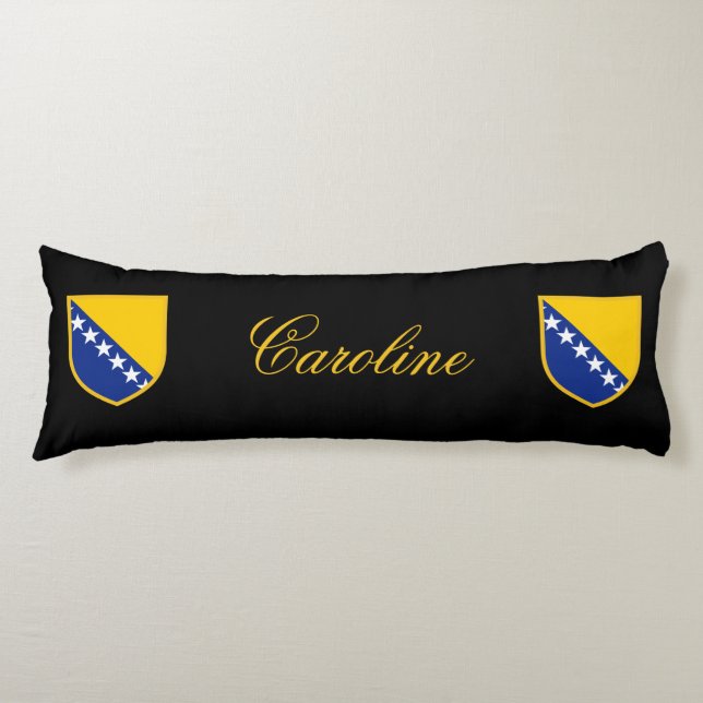 Cojín Bandera de Bosnia y Hercegovina (Anverso)