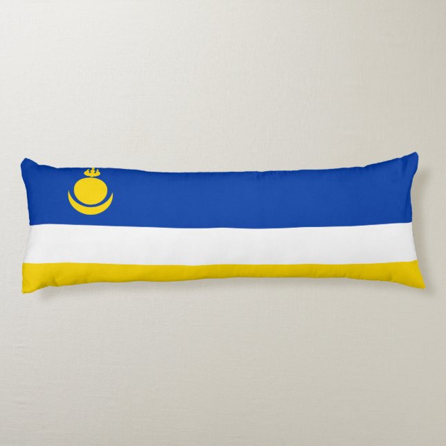 Cojín Bandera de Buryatia Patriótica (Reverso)