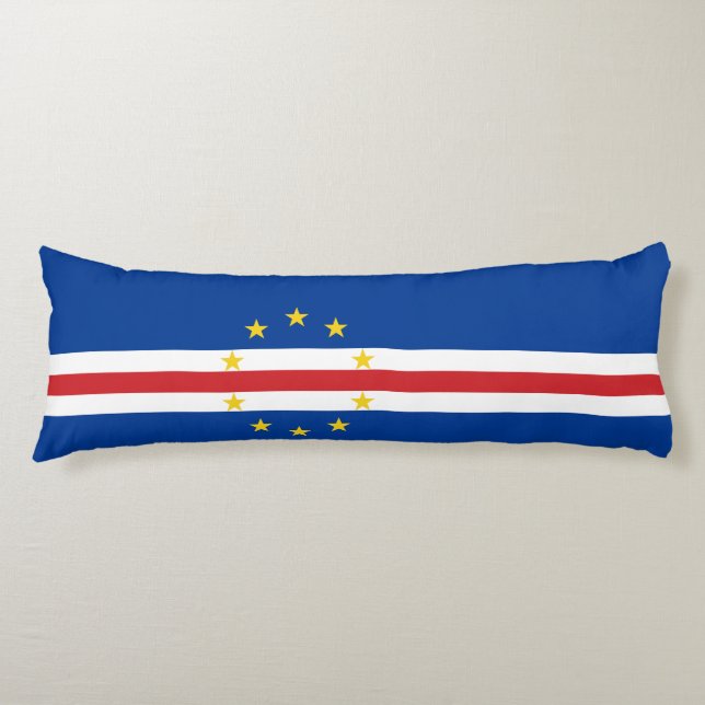 Cojín Bandera de Cabo Verde (Anverso)