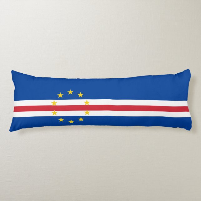 Cojín Bandera de Cabo Verde (Anverso)