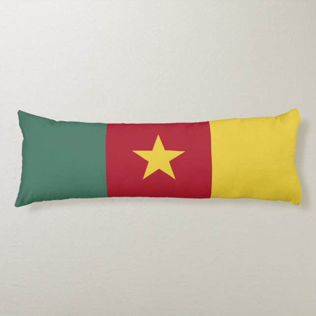 Cojín Bandera de Camerún (Anverso)