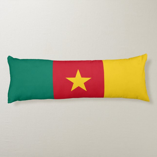 Cojín Bandera de Camerún Patriótico (Reverso)