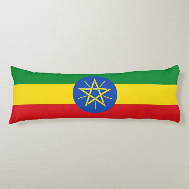 Cojín Bandera de Etiopía (Anverso)