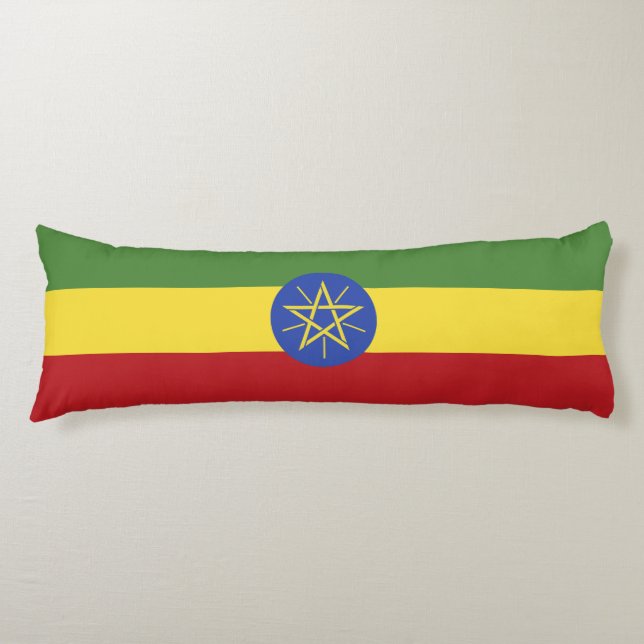 Cojín Bandera de Etiopía (Anverso)