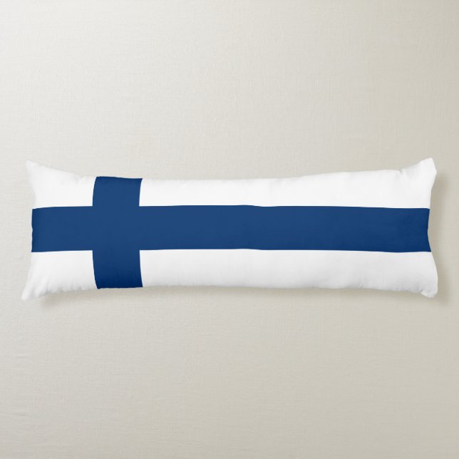 Cojín Bandera de Finlandia (Anverso)