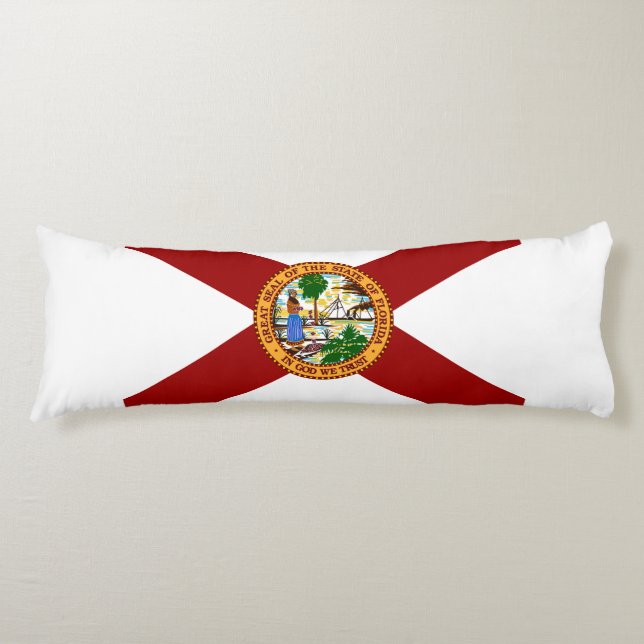Cojín Bandera de Florida (Anverso)