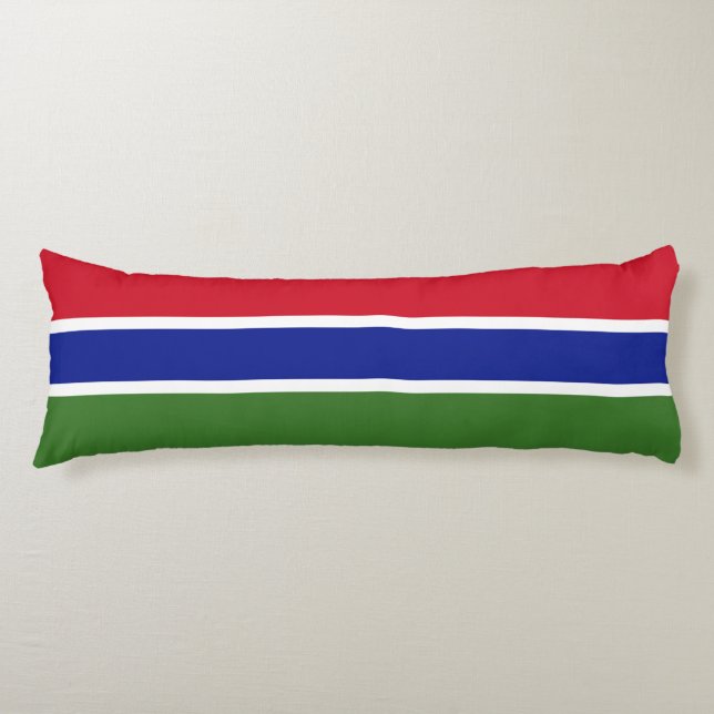 Cojín Bandera de Gambia (Anverso)