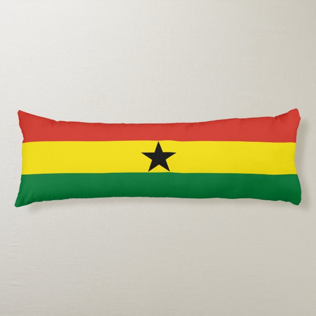 Cojín Bandera de Ghana (Anverso)