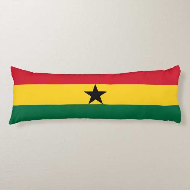 Cojín Bandera de Ghana (Anverso)