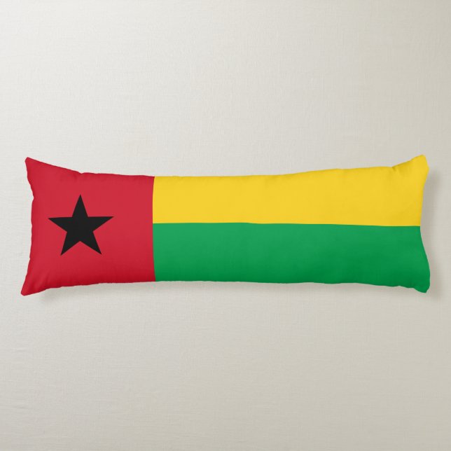 Cojín Bandera de Guinea Bissau (Anverso)