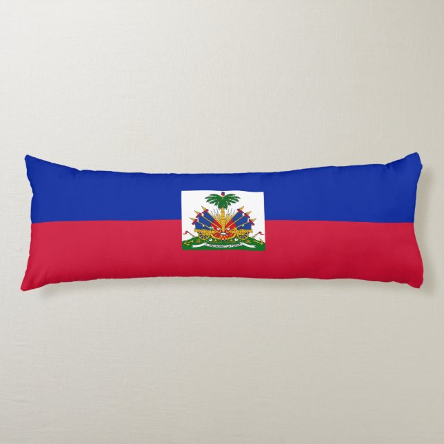 Cojín Bandera de Haití (Anverso)