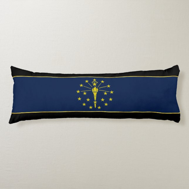 Cojín Bandera de Indiana (Anverso)