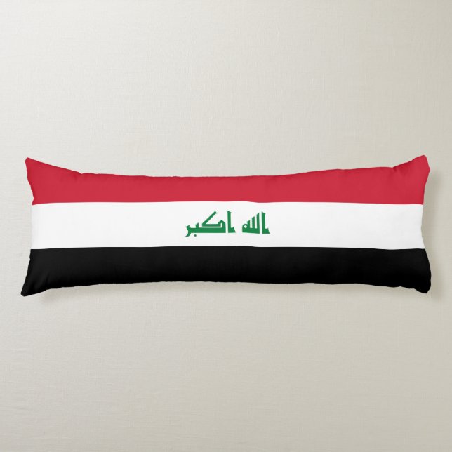 Cojín Bandera de Iraq (Anverso)