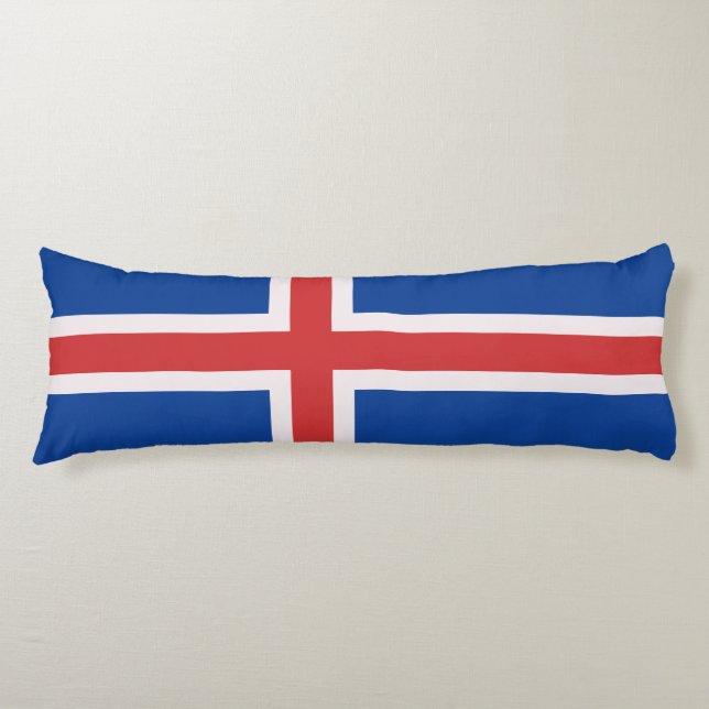 Cojín Bandera de Islandia (Anverso)