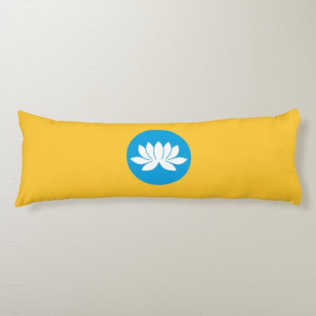 Cojín Bandera de Kalmukia (Anverso)