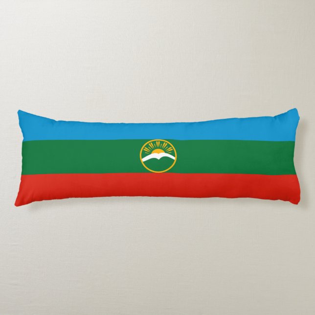Cojín Bandera de Karachay Cherkessia (Anverso)