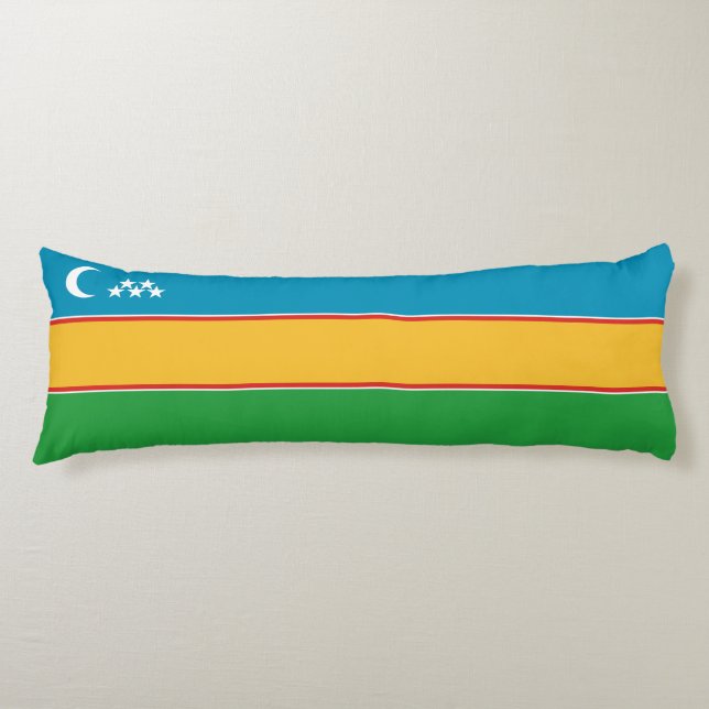 Cojín Bandera de Karakalpakstan (Anverso)