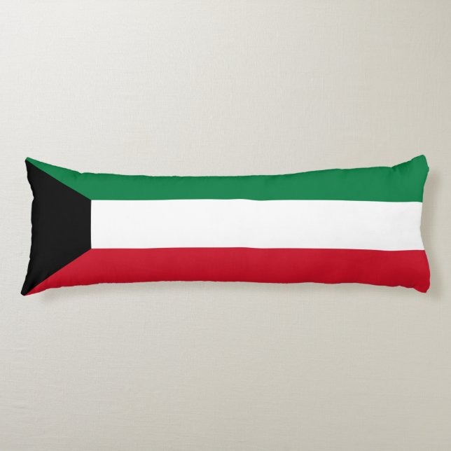 Cojín Bandera de Kuwait (Anverso)