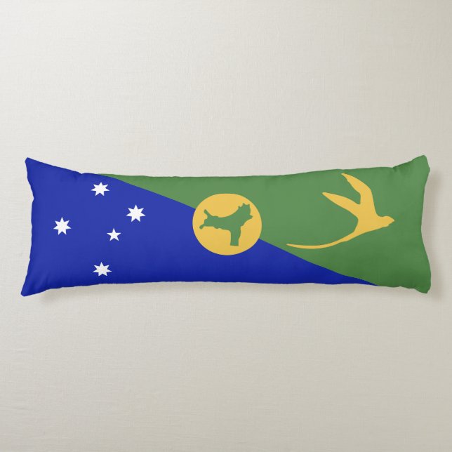 Cojín Bandera de la isla de los navidades (Anverso)