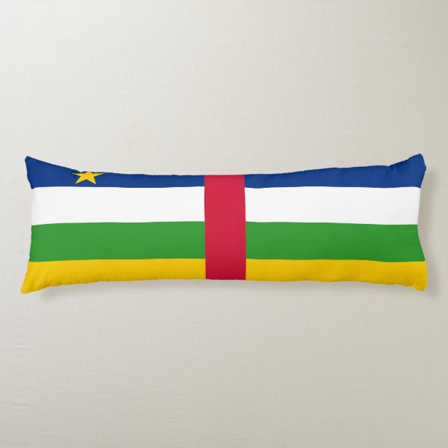 Cojín Bandera de la República Centroafricana (Anverso)