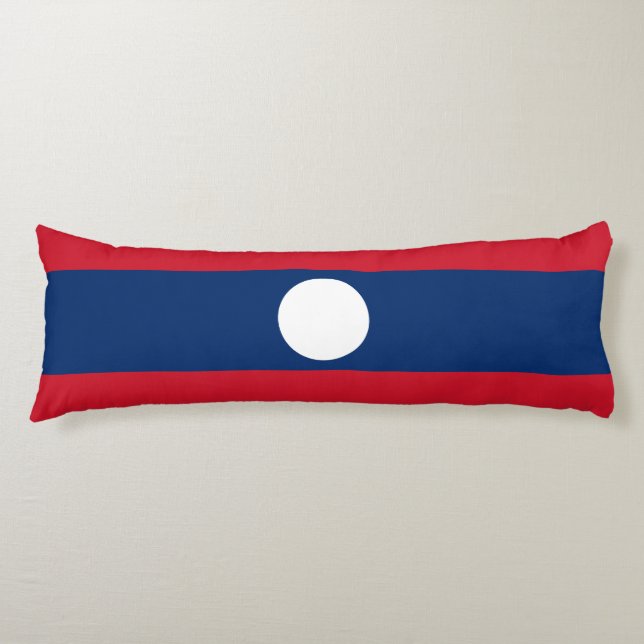 Cojín Bandera de Laos (Anverso)
