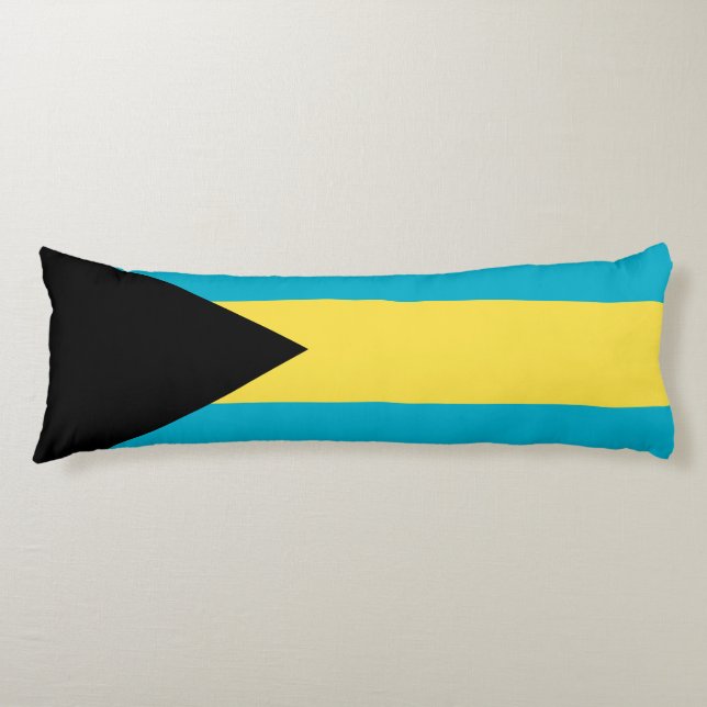 Cojín Bandera De Las Bahamas (Anverso)