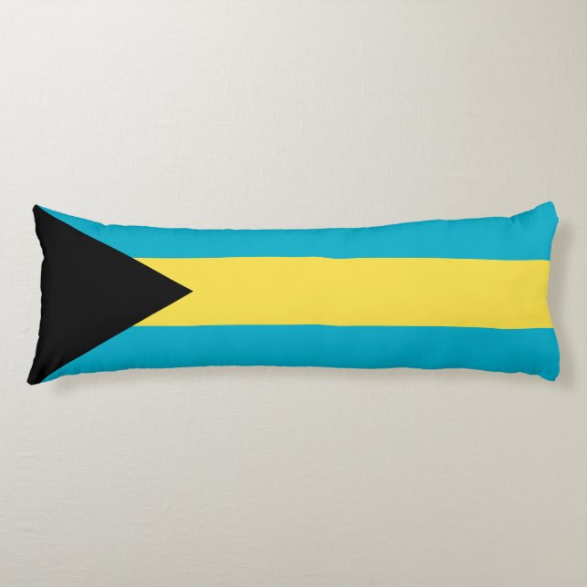 Cojín Bandera de las Bahamas (Anverso)