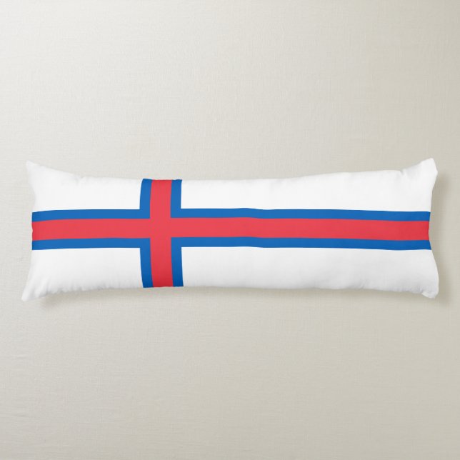 Cojín Bandera de las Islas Feroe (Anverso)