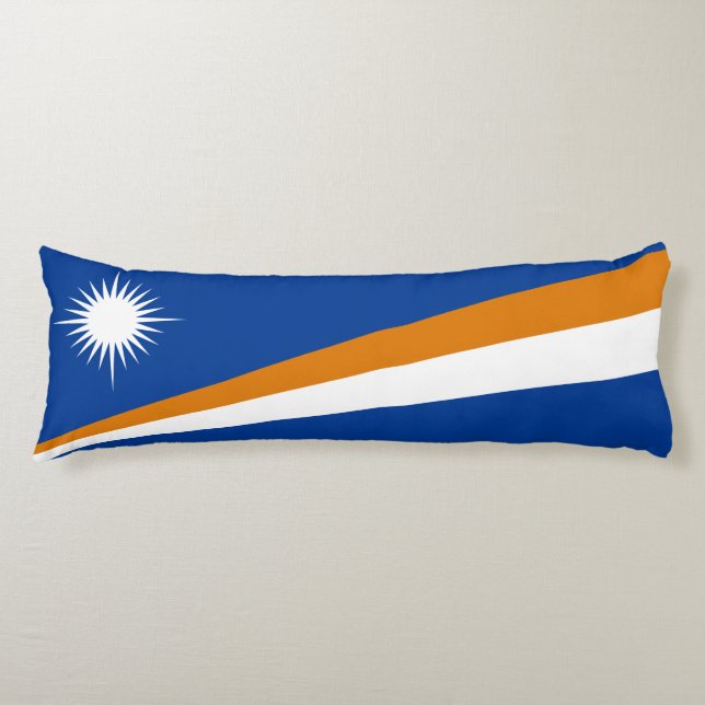 Cojín Bandera de las Islas Marshall (Anverso)