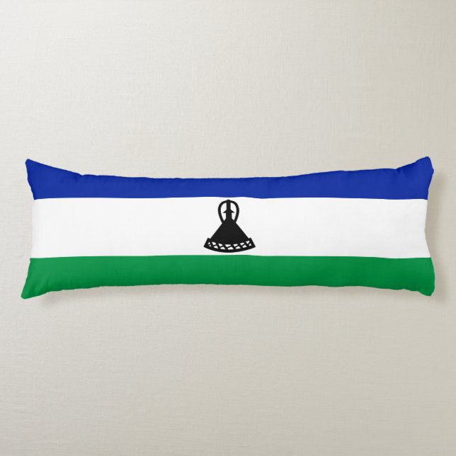 Cojín Bandera de Lesoto (Anverso)