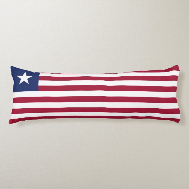 Cojín Bandera de Liberia (Anverso)