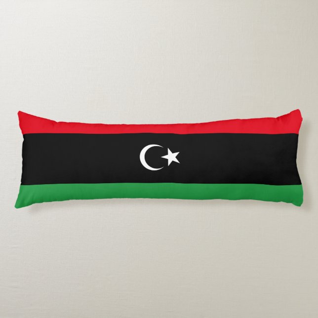 Cojín Bandera de Libia (Anverso)