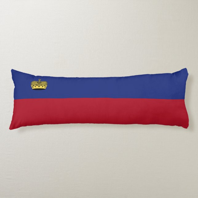 Cojín Bandera de Liechtenstein (Anverso)