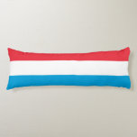 Cojín Bandera de Luxemburgo<br><div class="desc">Bandera patriótica de Luxemburgo.</div>
