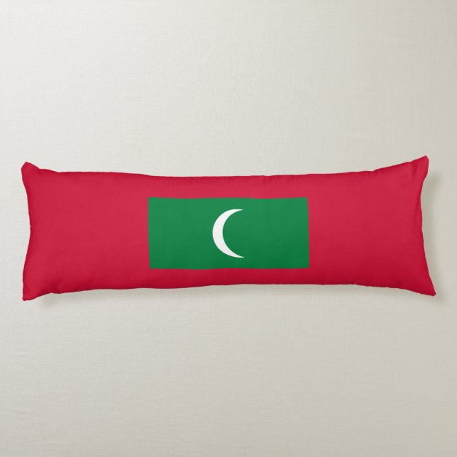 Cojín Bandera de Maldivas (Reverso)