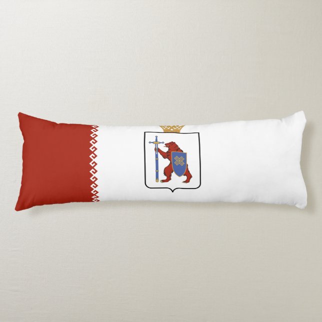 Cojín Bandera de Mari El (Anverso)