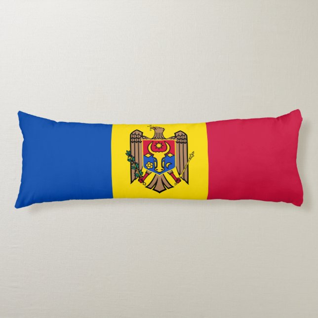 Cojín Bandera de Moldavia (Anverso)