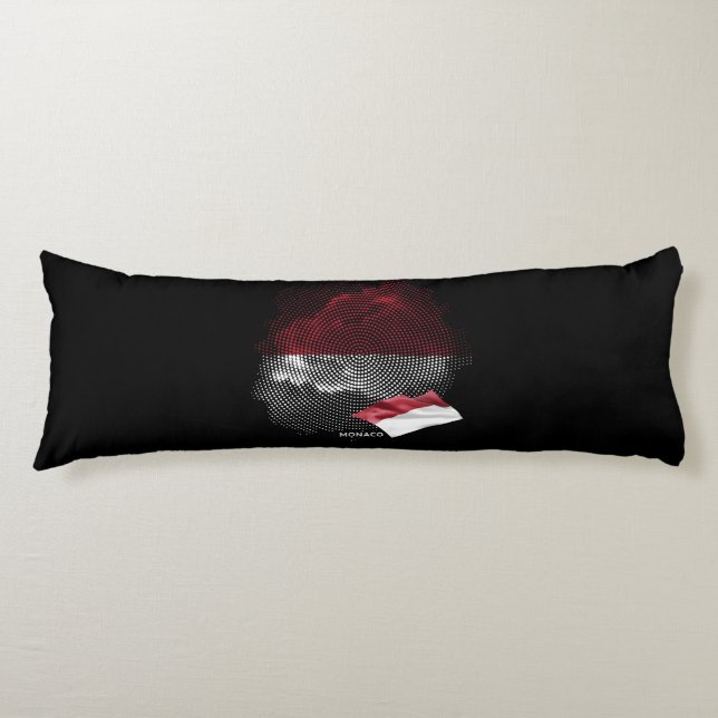 Cojín bandera de Mónaco (Anverso)