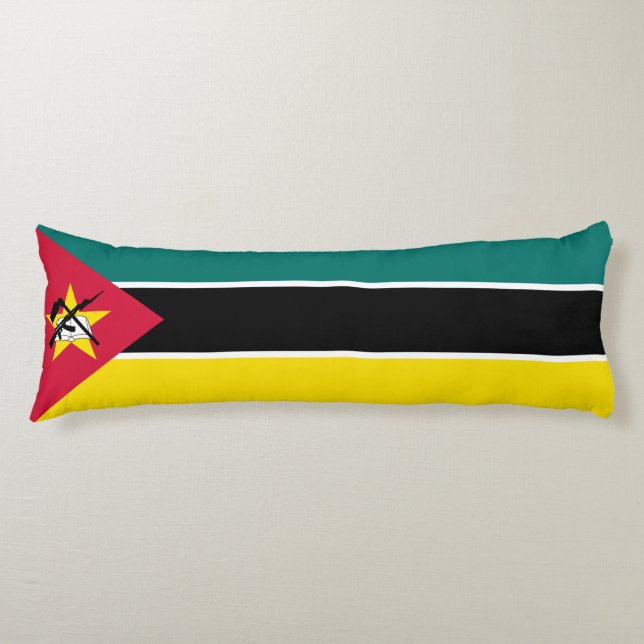 Cojín Bandera de Mozambique (Anverso)