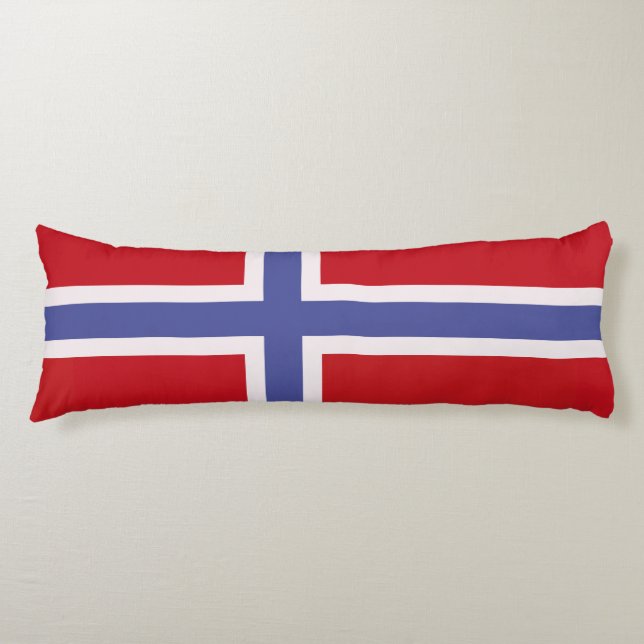 Cojín Bandera de Noruega (Anverso)