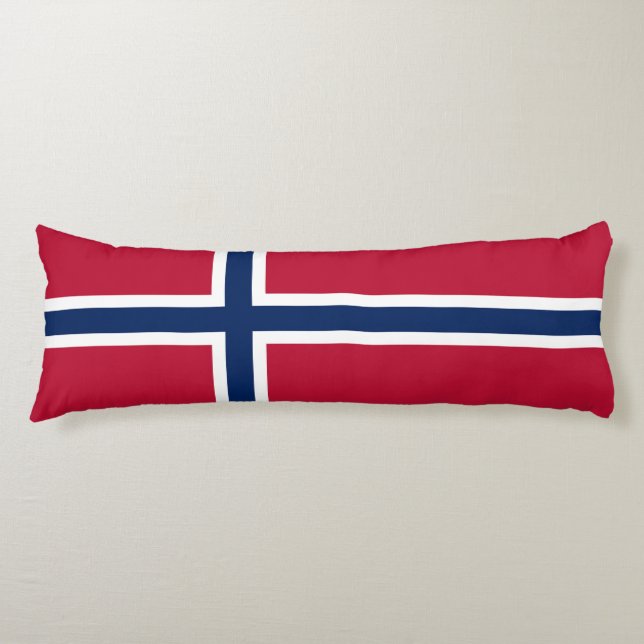 Cojín Bandera de Noruega (Anverso)