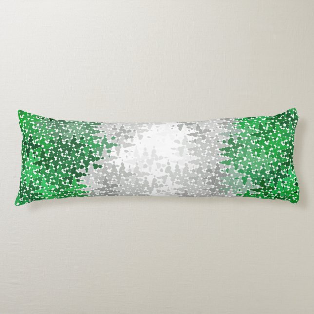 Cojín Bandera de orgullo grisromántico abstracto ondulad (Anverso)