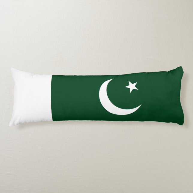Cojín Bandera de Pakistán (Anverso)