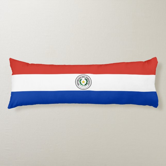Cojín Bandera de Paraguay (Anverso)
