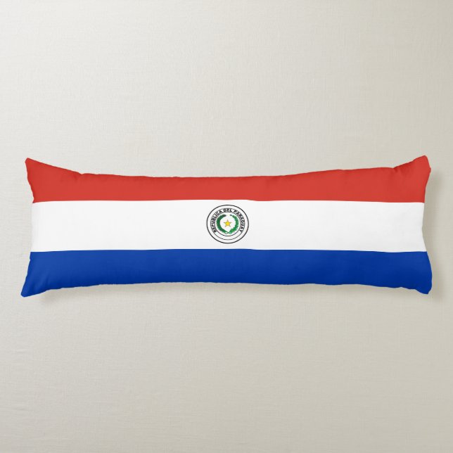Cojín Bandera de Paraguay (Anverso)