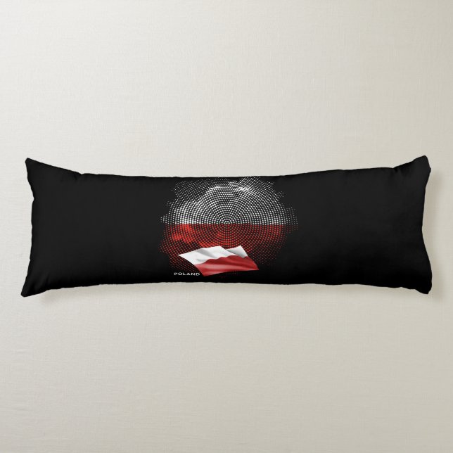 Cojín bandera de Polonia (Anverso)