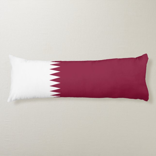 Cojín Bandera de Qatar (Anverso)