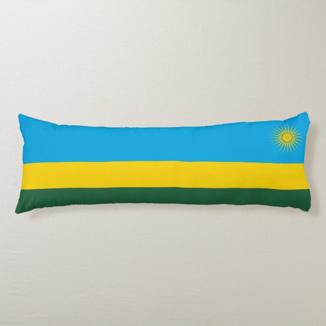 Cojín Bandera de Ruanda (Anverso)